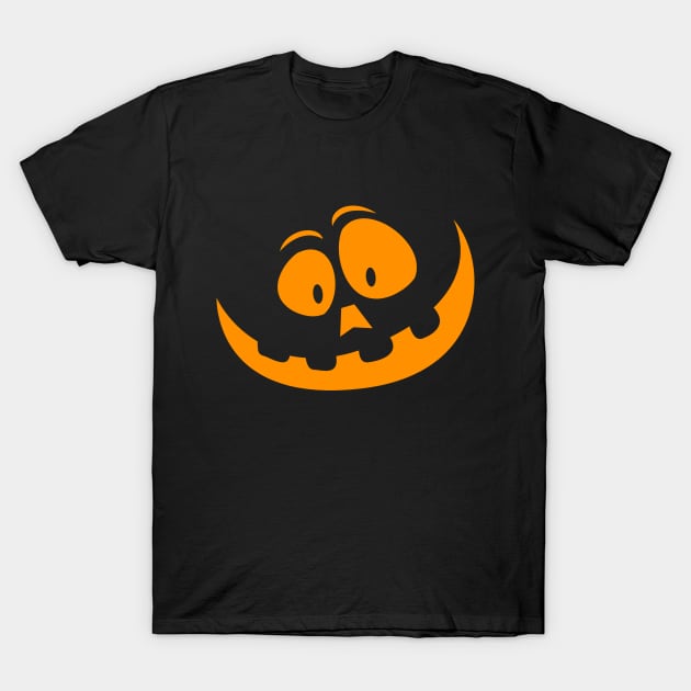 Jack O' Lantern Halloween JackoLantern Pumpkin Face T-Shirt T-Shirt by mo designs 95